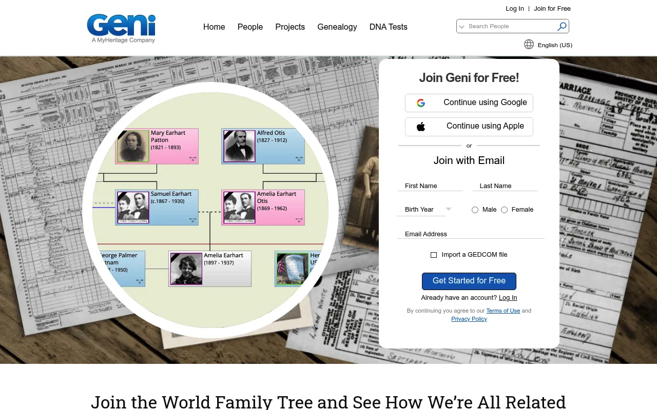 Geni screenshot