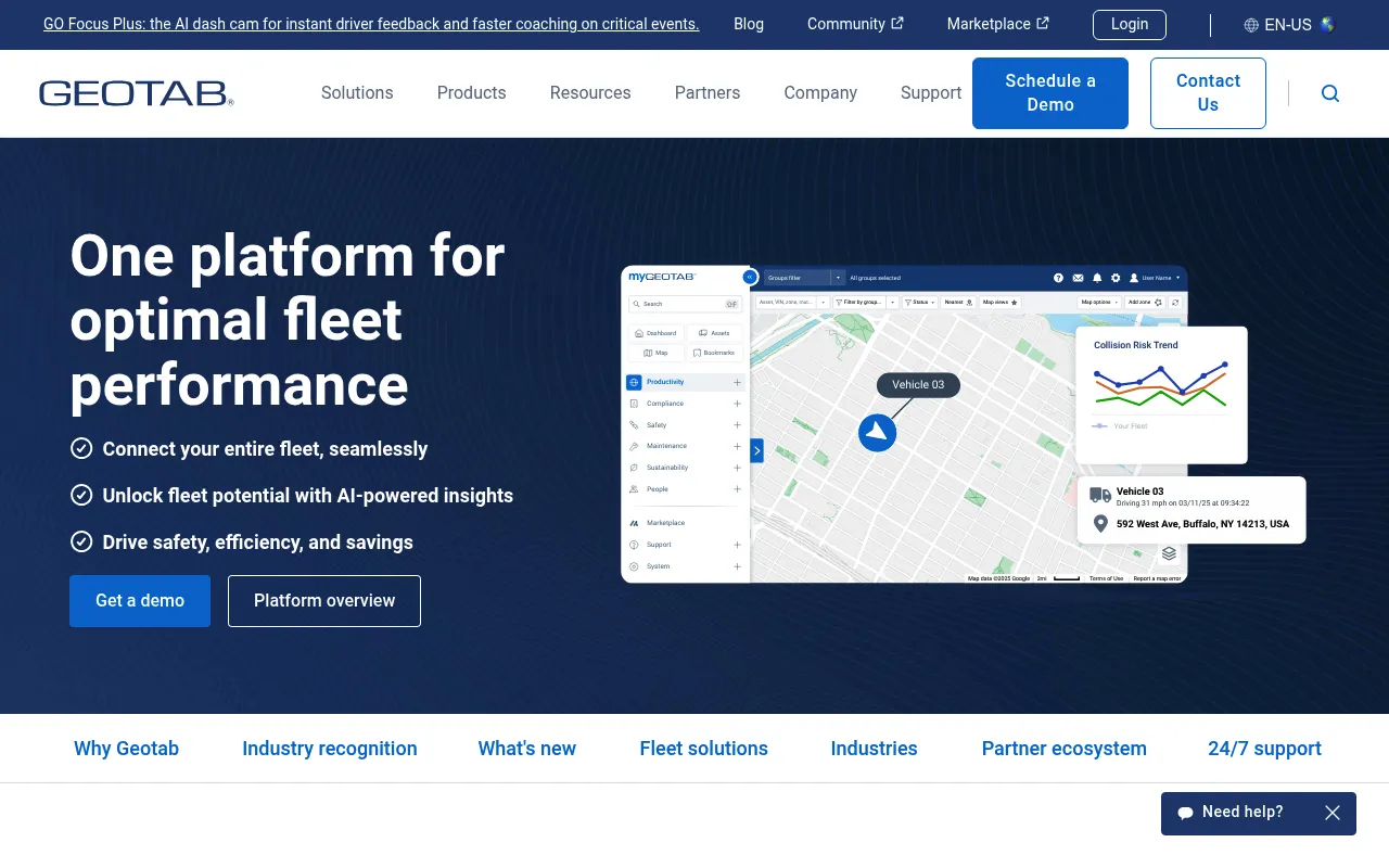 Geotab screenshot