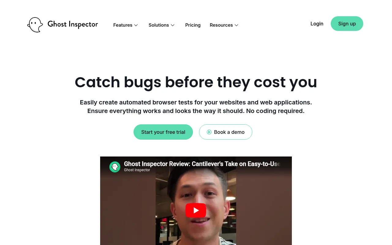 Ghost Inspector screenshot