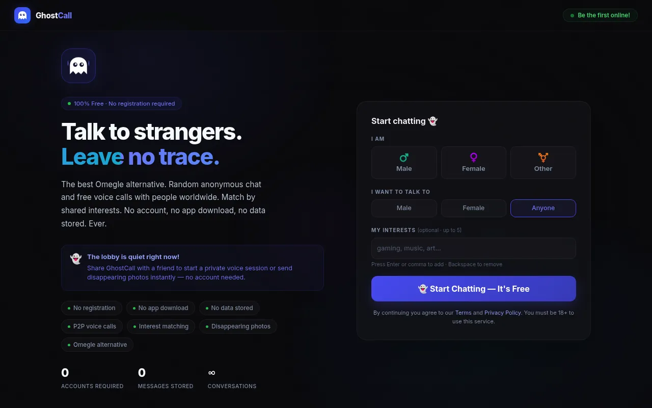GhostCall screenshot