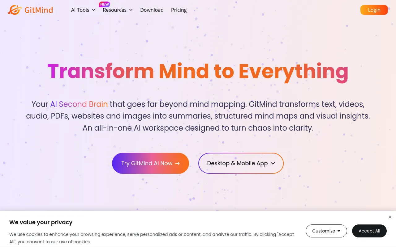 GitMind screenshot