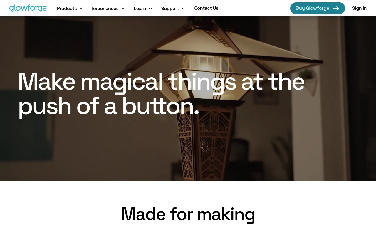 Glowforge screenshot