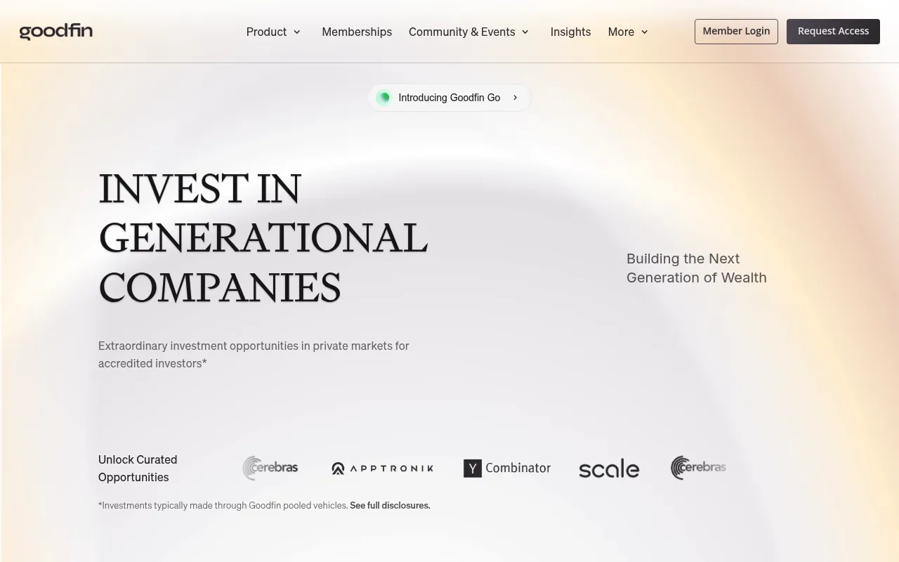 Goodfin screenshot
