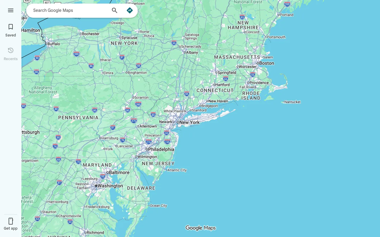 Google Maps screenshot