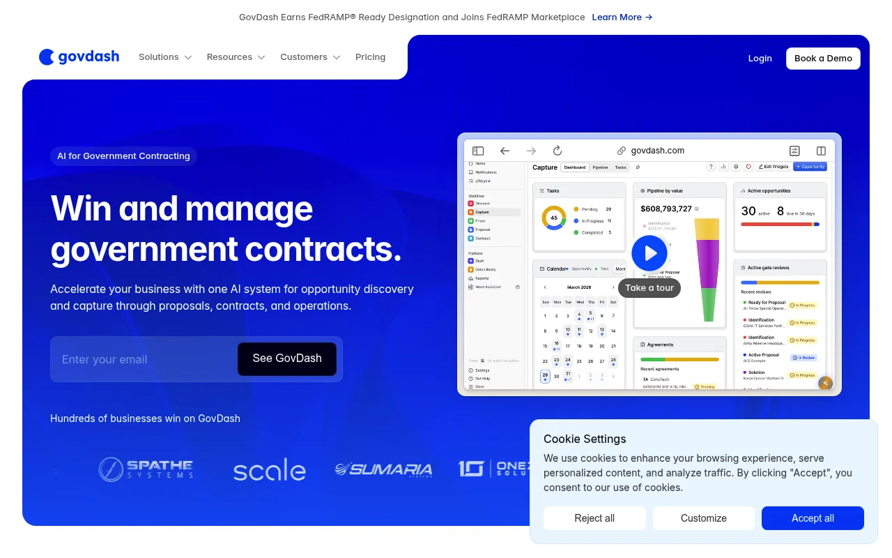 GovDash screenshot