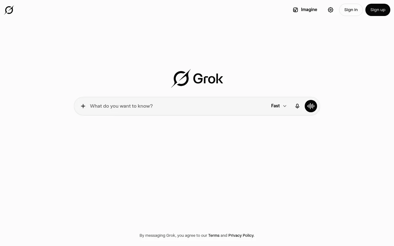 Grok screenshot