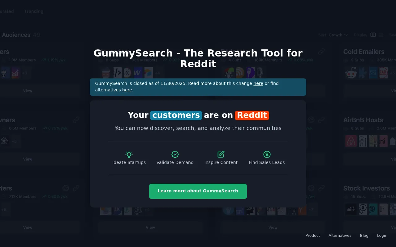 GummySearch screenshot