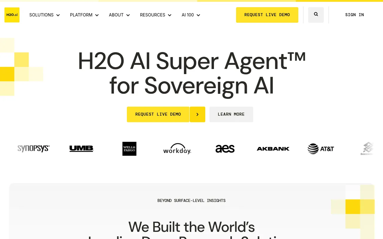 H2O.ai screenshot