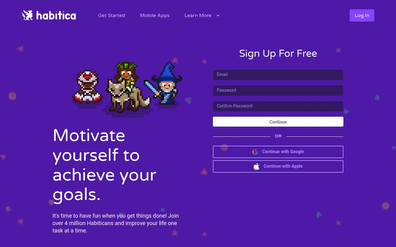 Habitica screenshot