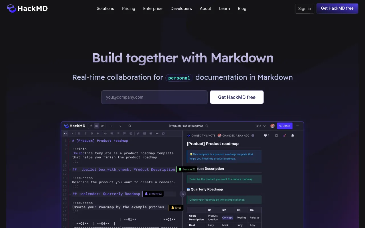 HackMD screenshot