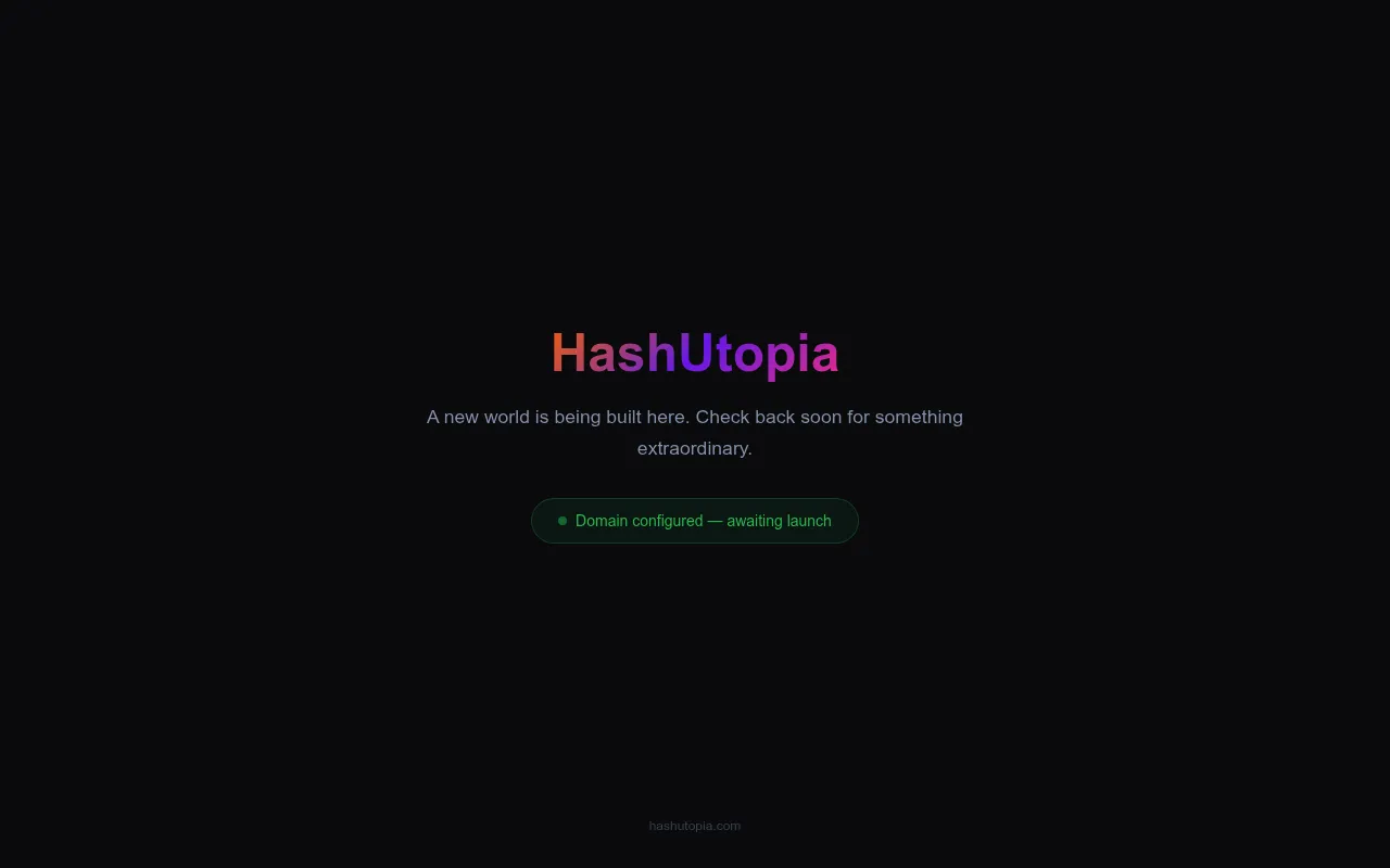 HashUtopia screenshot