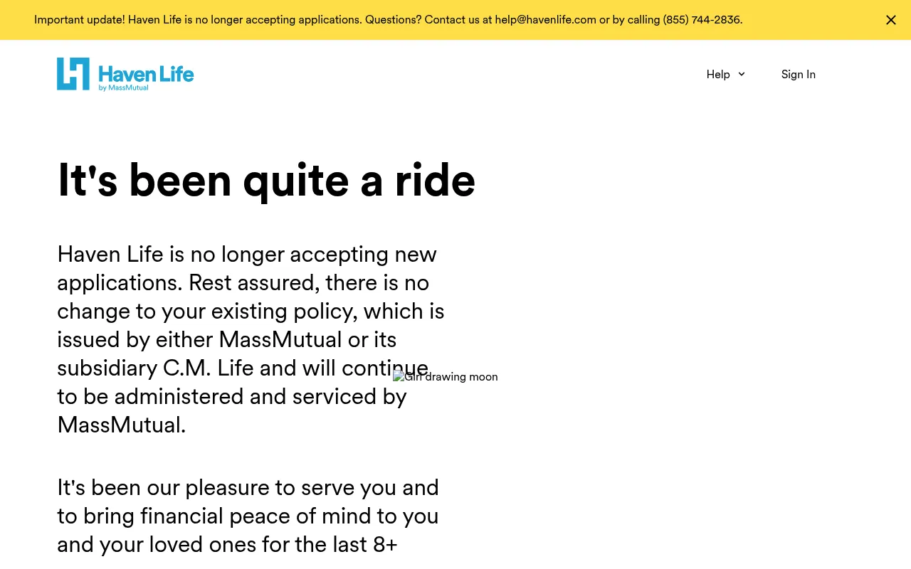 Haven Life screenshot