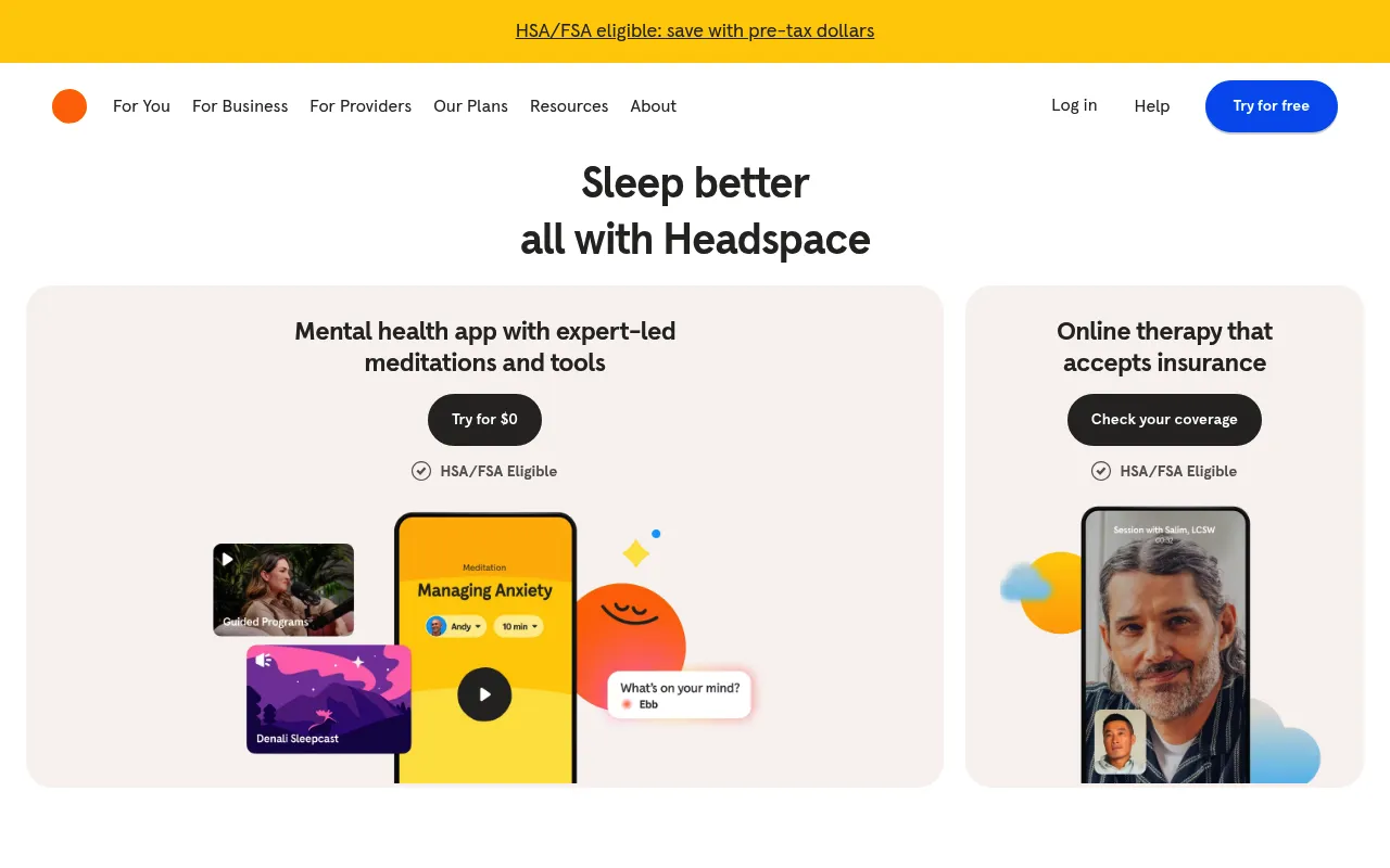 Headspace screenshot