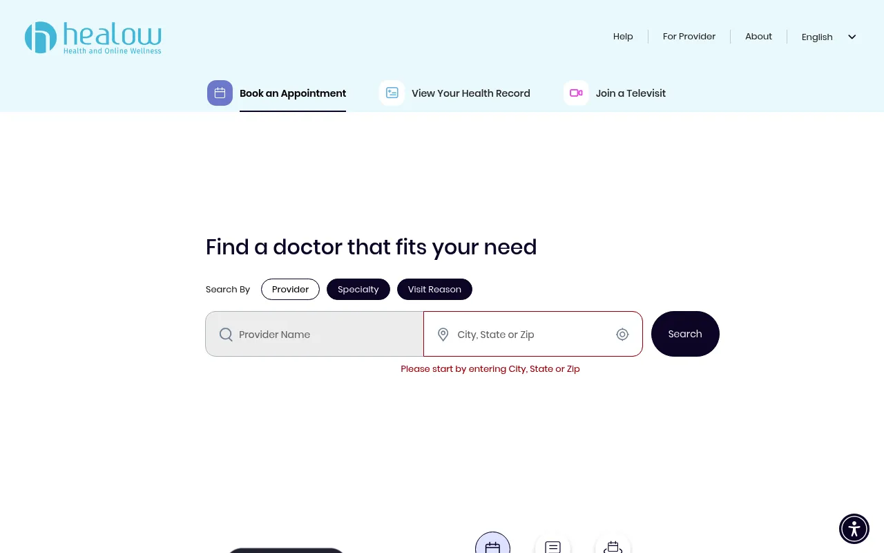 healow screenshot