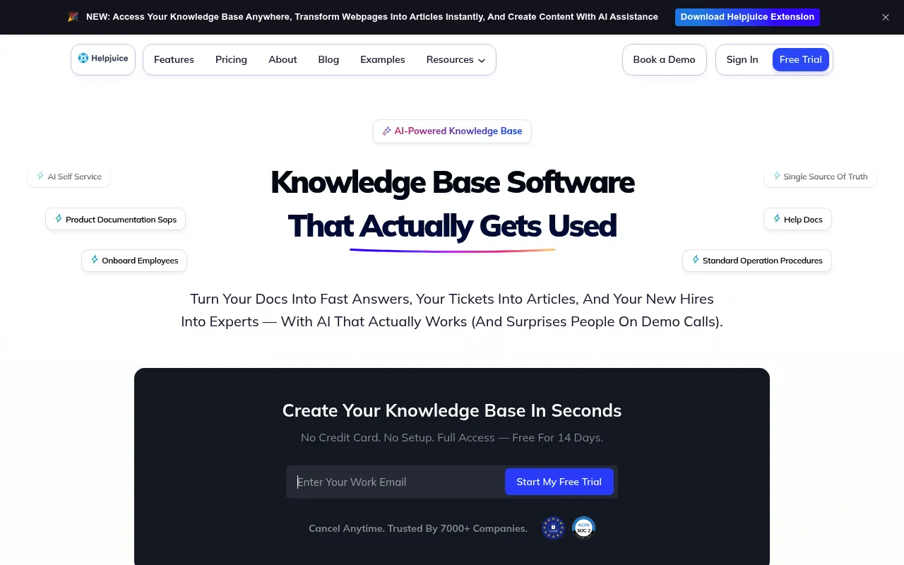 Helpjuice screenshot