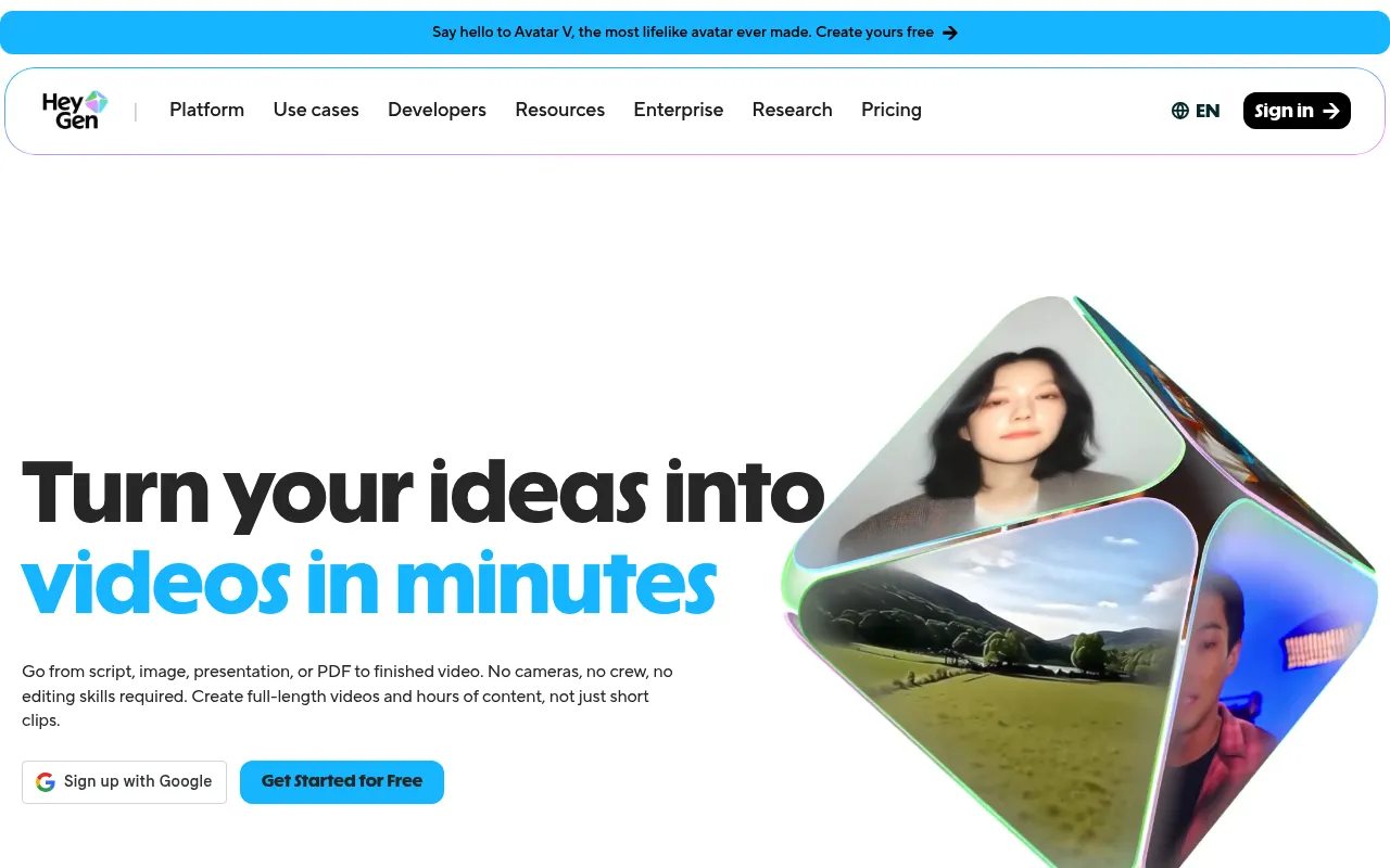 HeyGen screenshot