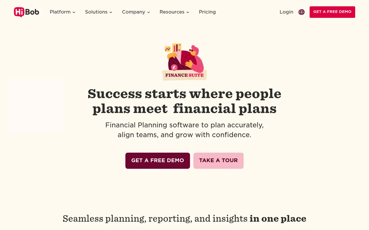 HiBob Finance Suite screenshot