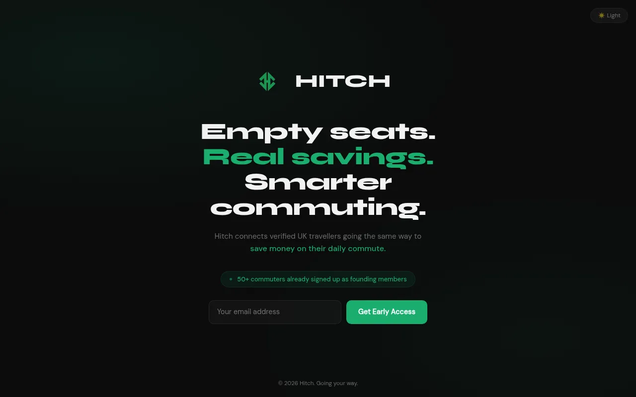Hitch screenshot