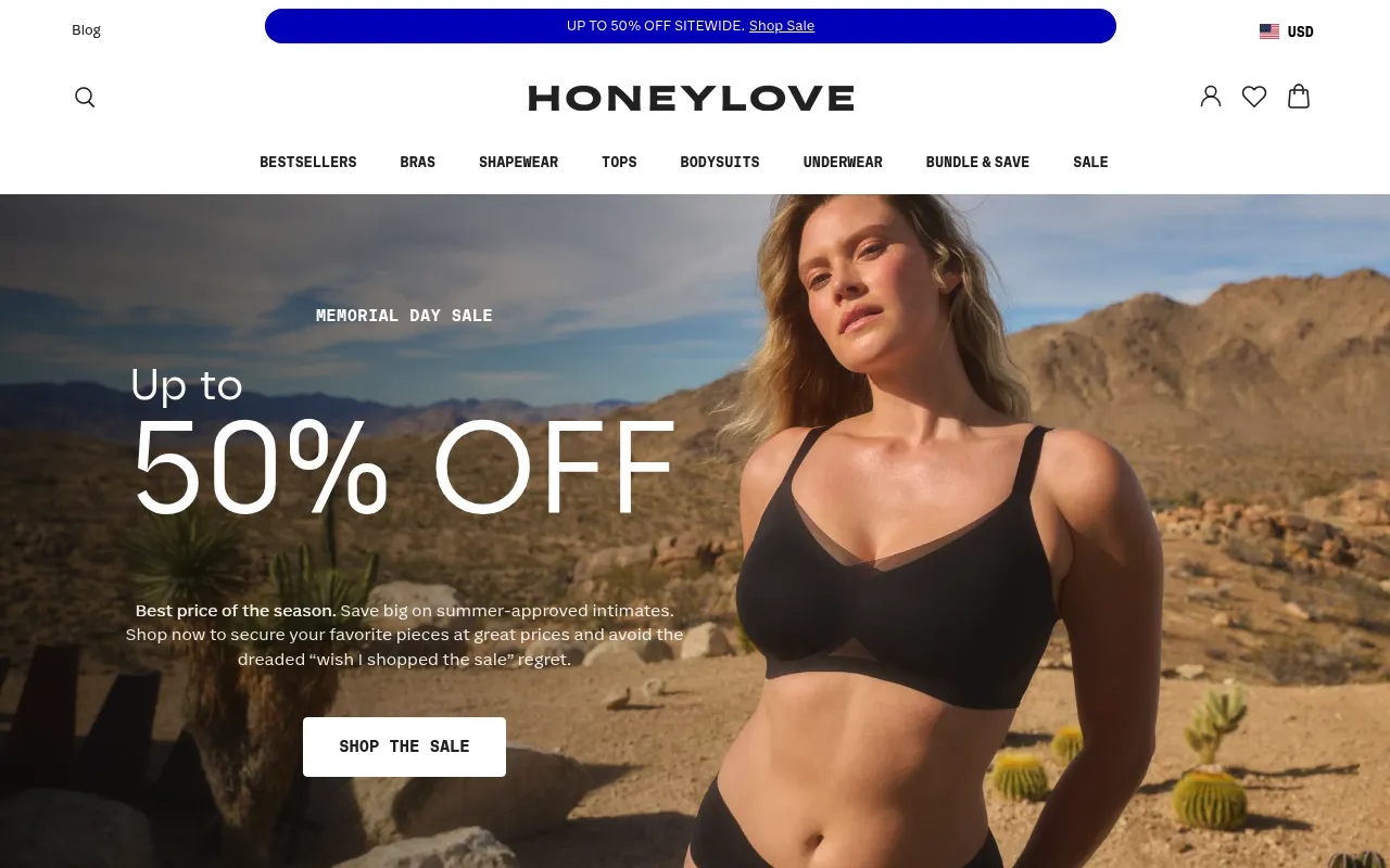 Honeylove screenshot