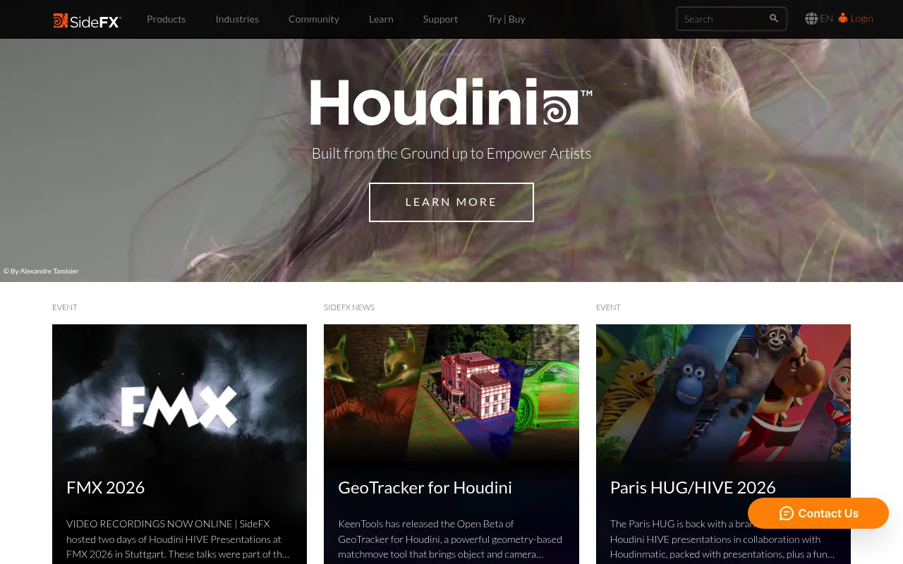 Houdini screenshot