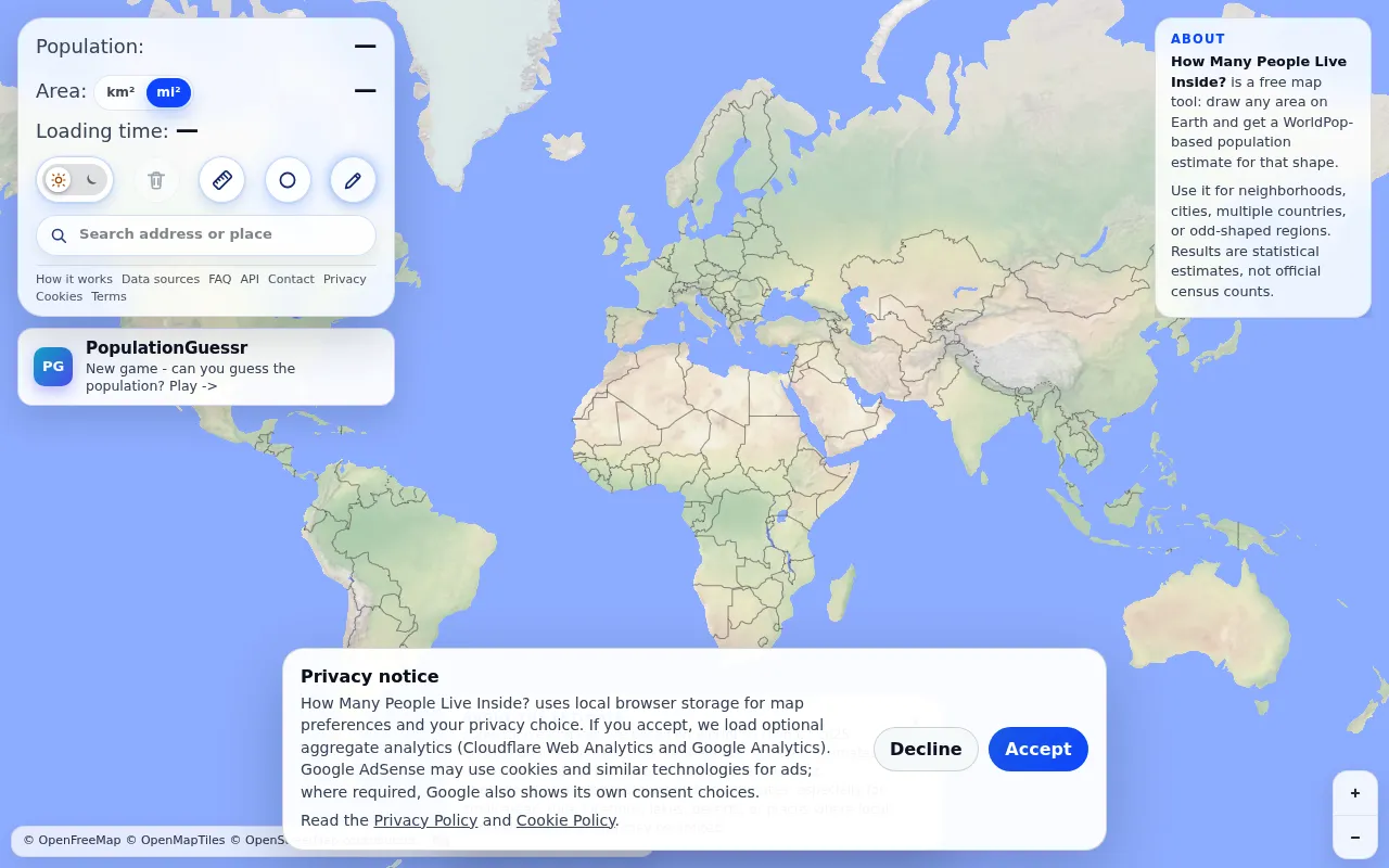 How Many People Live Inside? screenshot