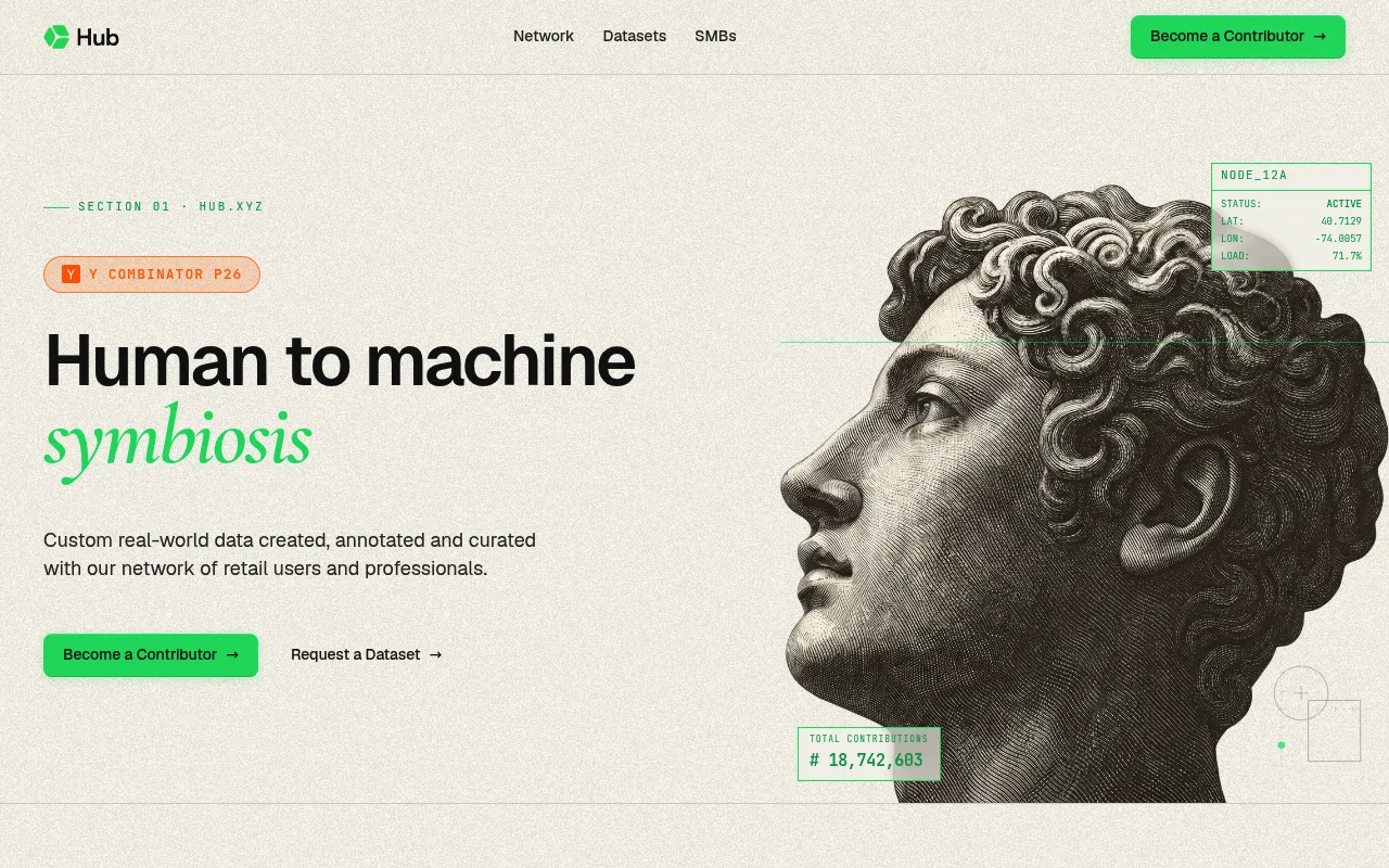 Hub.xyz screenshot