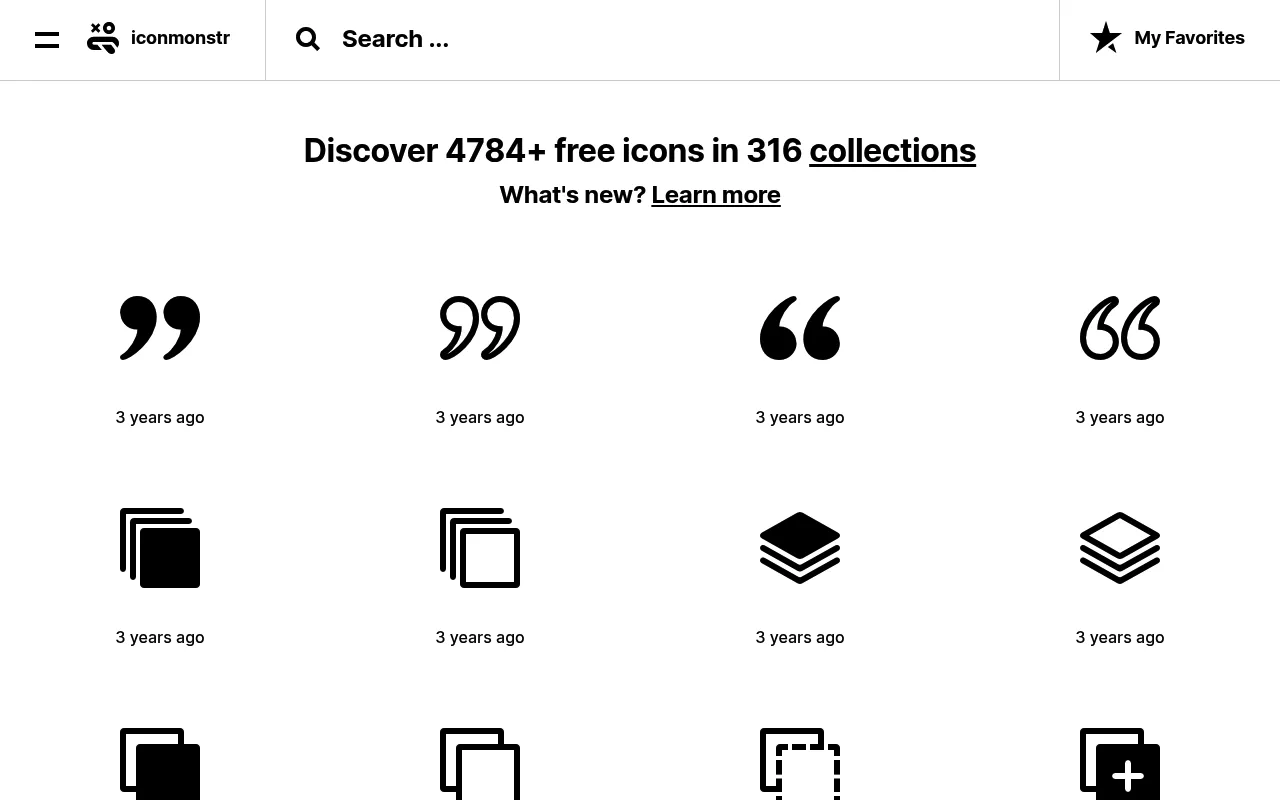 iconmonstr screenshot