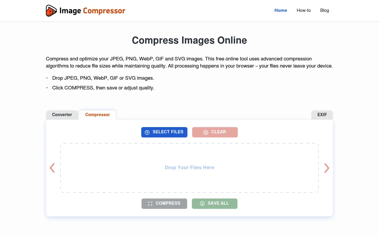 Image Compressor screenshot