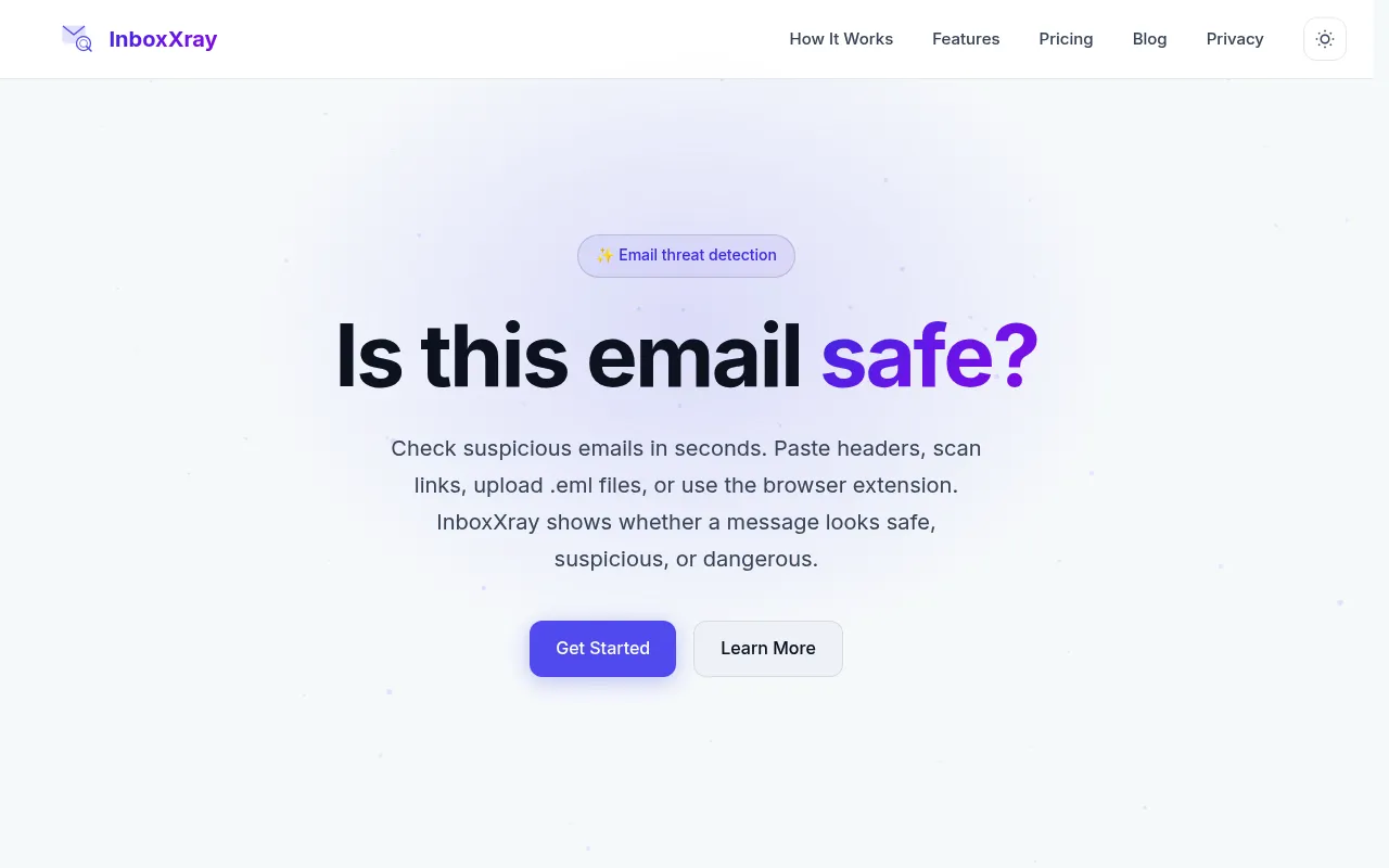 InboxXray screenshot