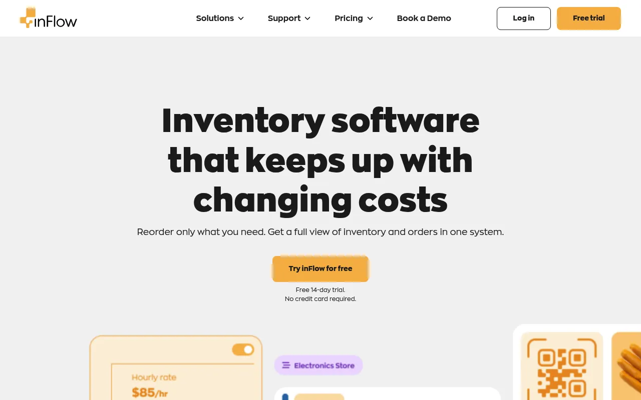 inFlow Inventory screenshot