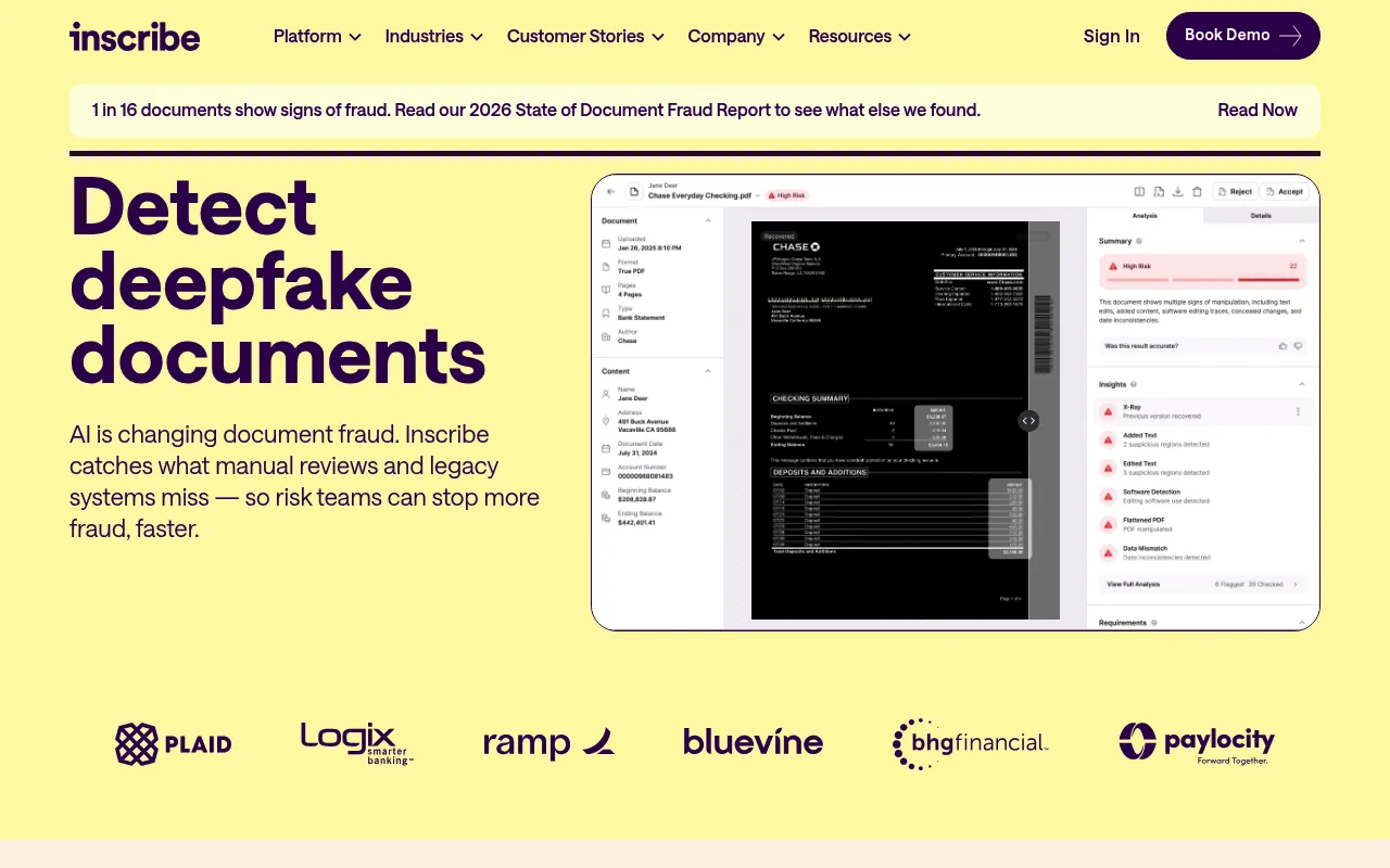 Inscribe screenshot
