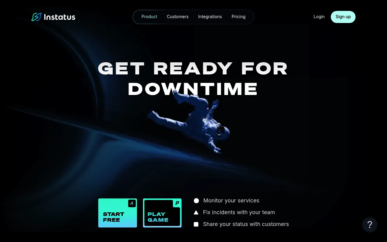 Instatus screenshot