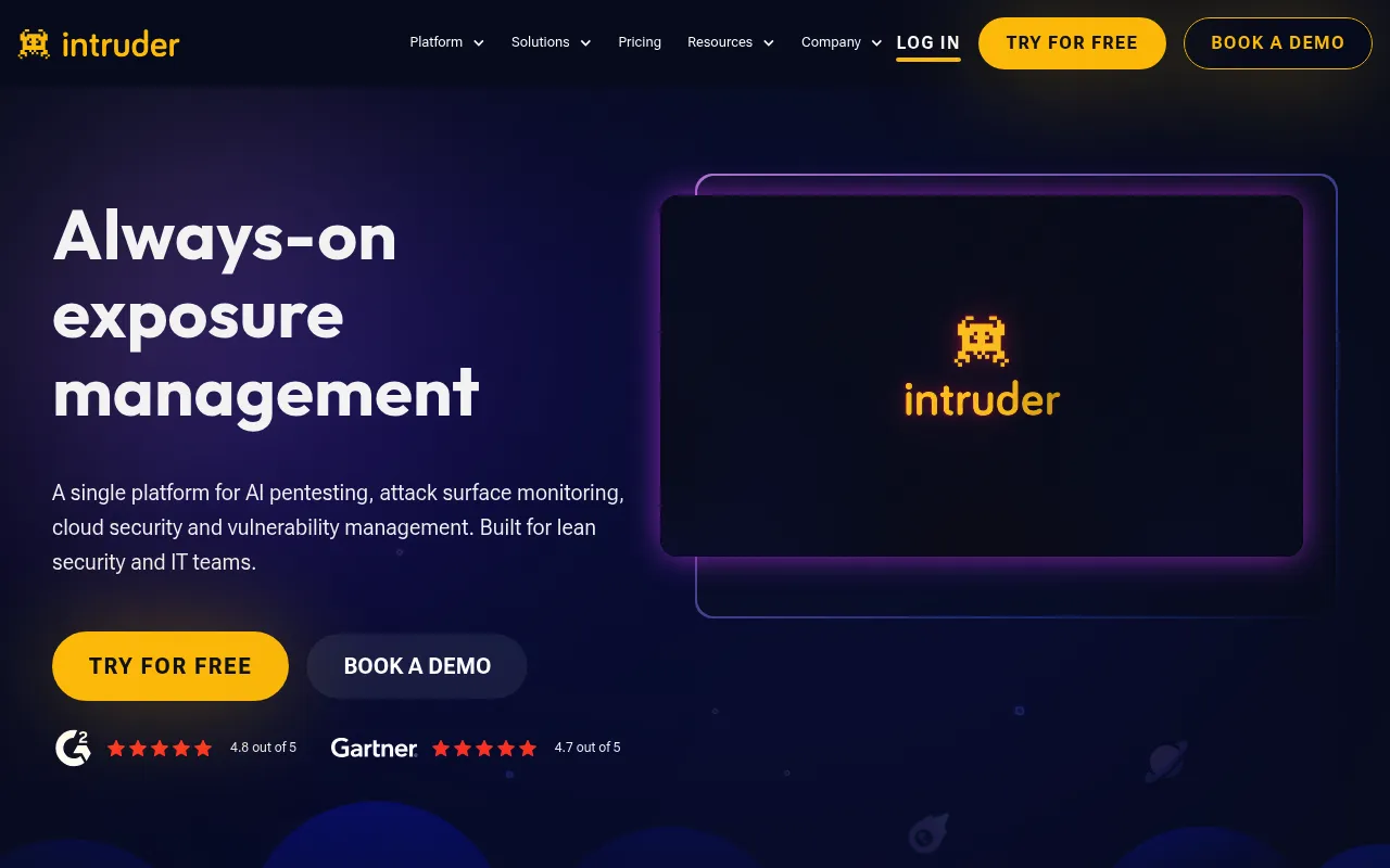 Intruder screenshot