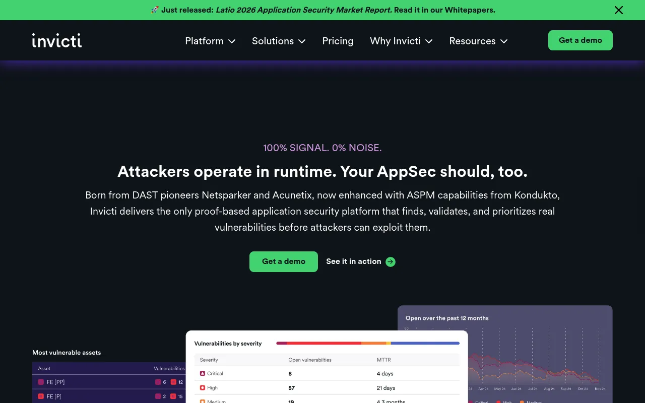 Invicti screenshot