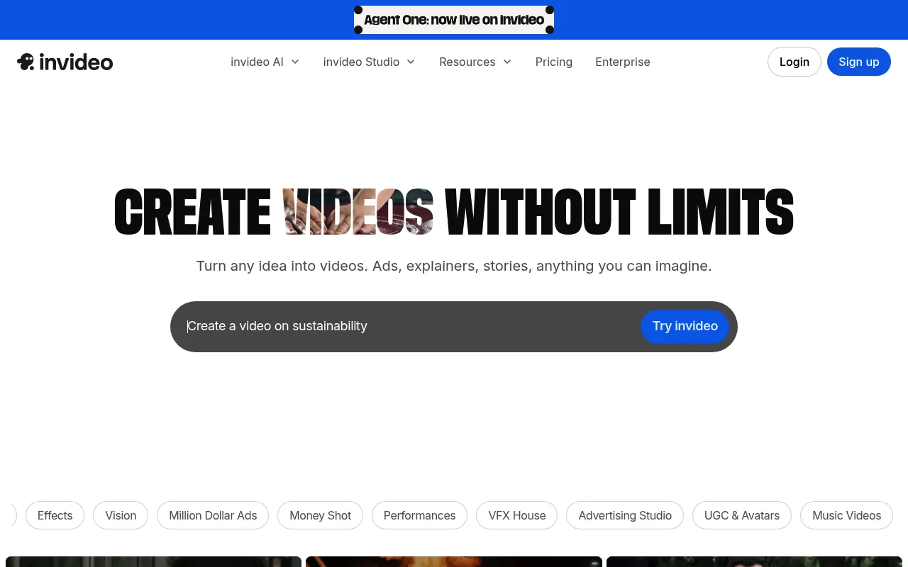 InVideo screenshot