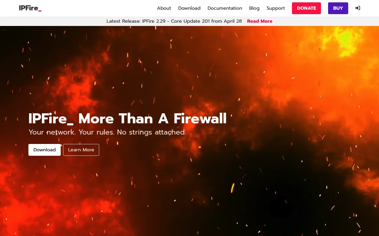 IPFire screenshot