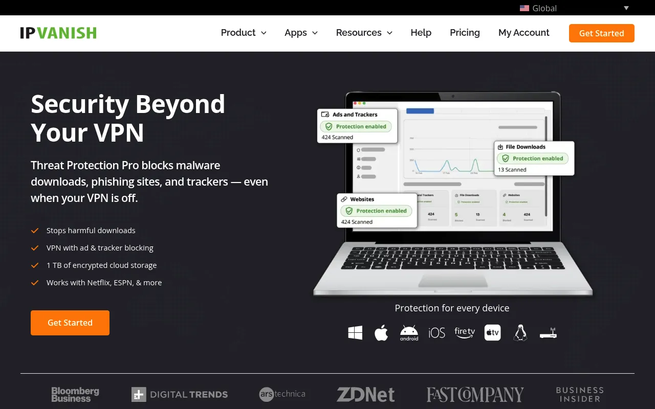IPVanish screenshot