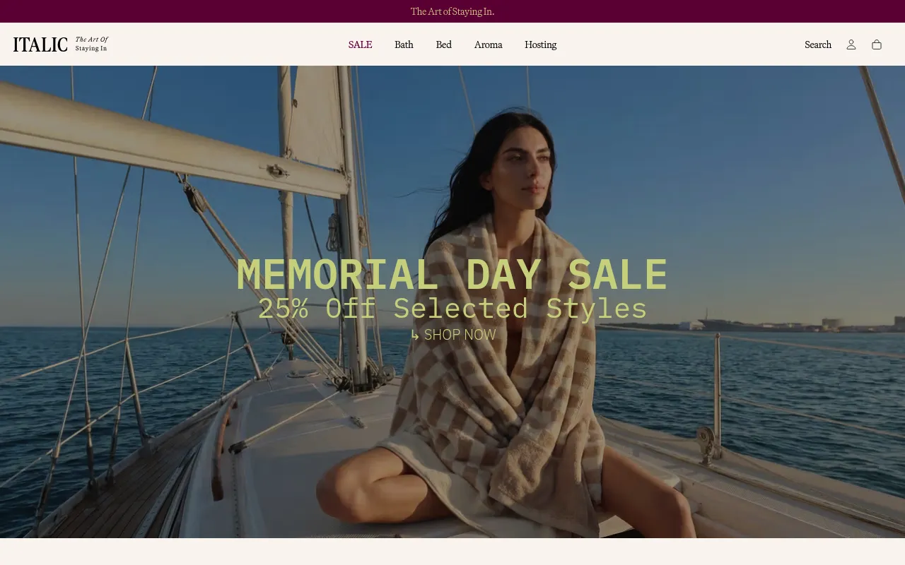 Italic screenshot