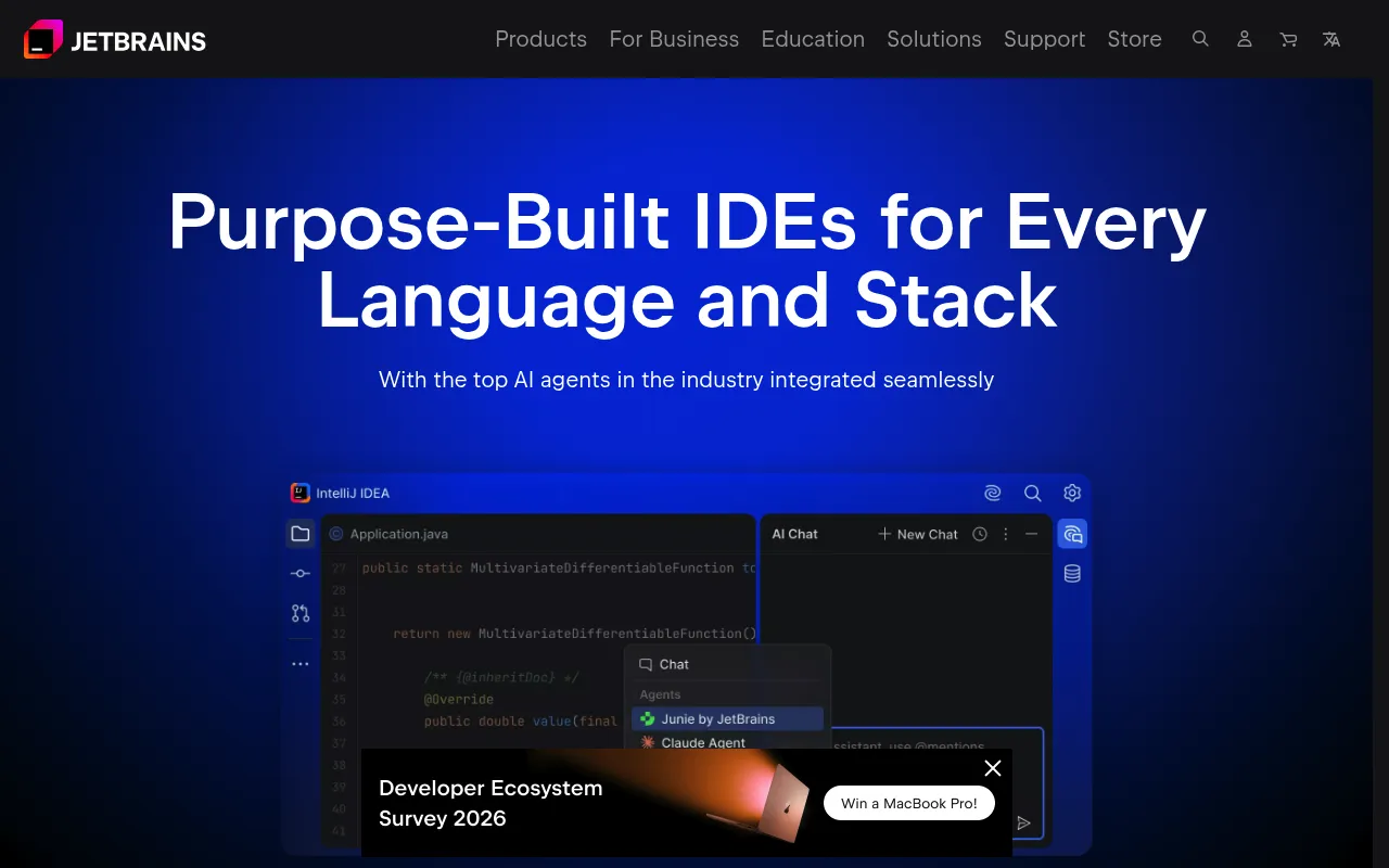 JetBrains screenshot