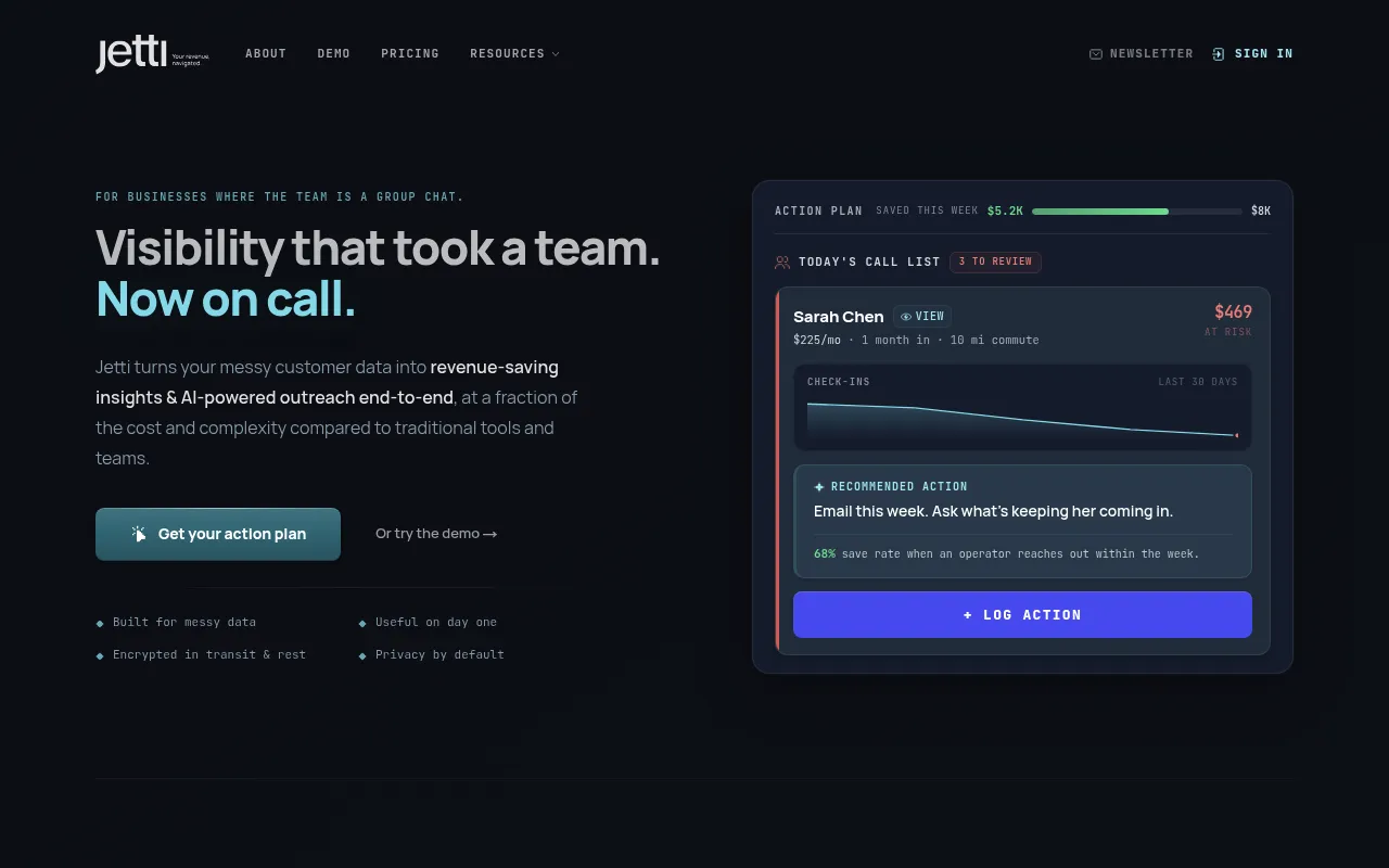 Jetti screenshot
