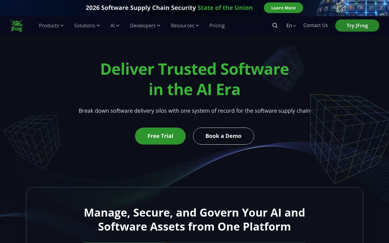 JFrog screenshot