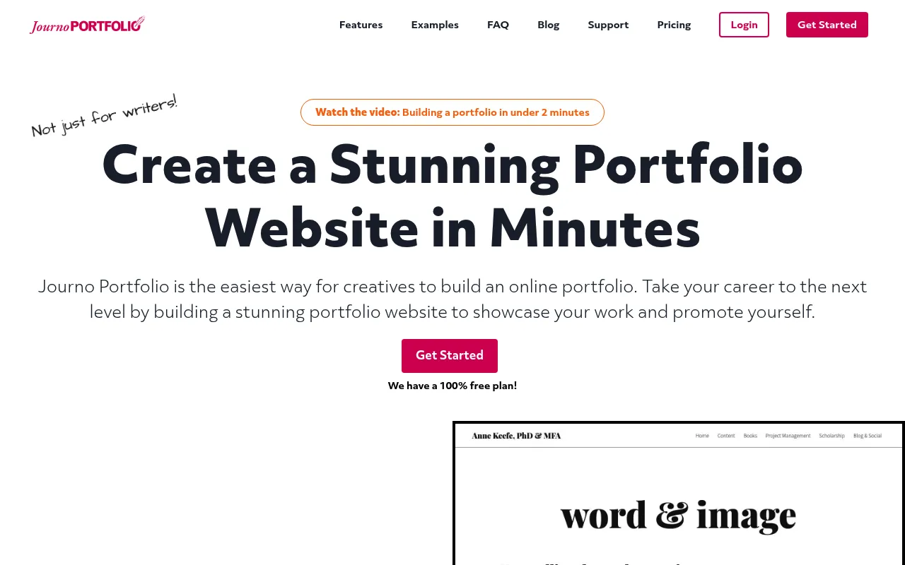 Journo Portfolio screenshot