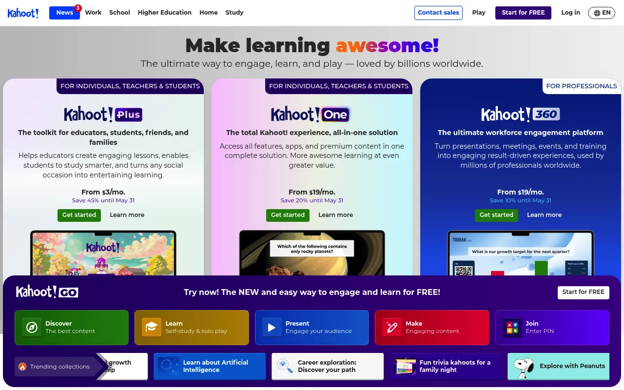 Kahoot! screenshot