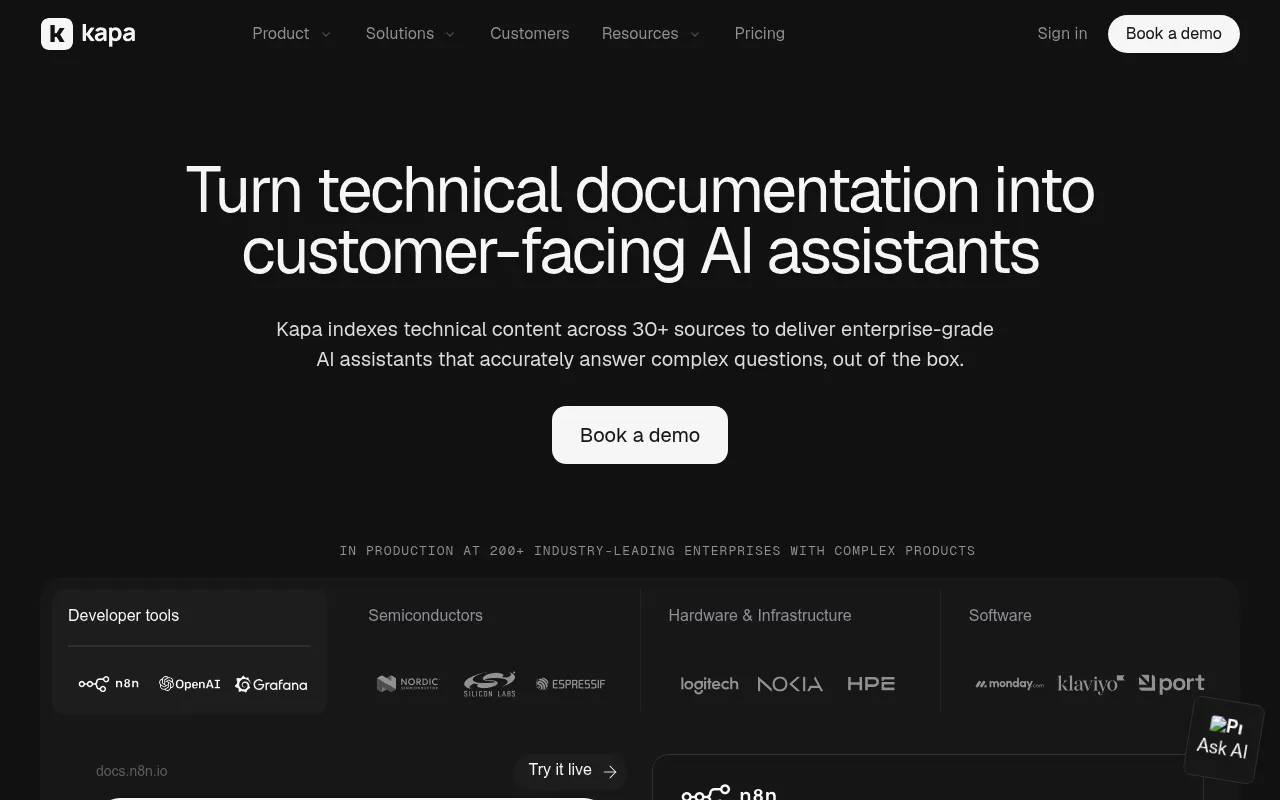kapa.ai screenshot