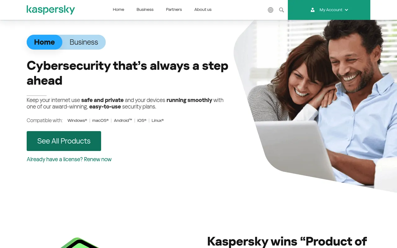 Kaspersky screenshot