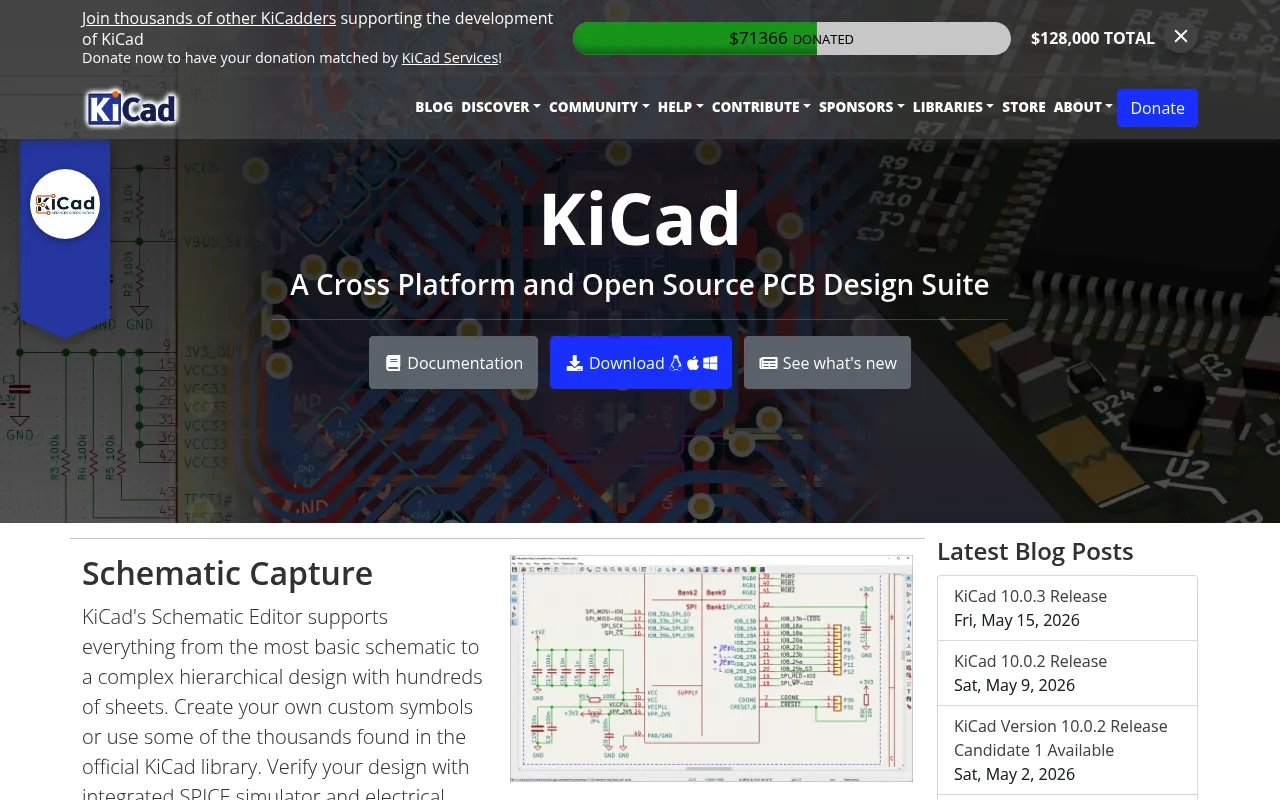 KiCad screenshot