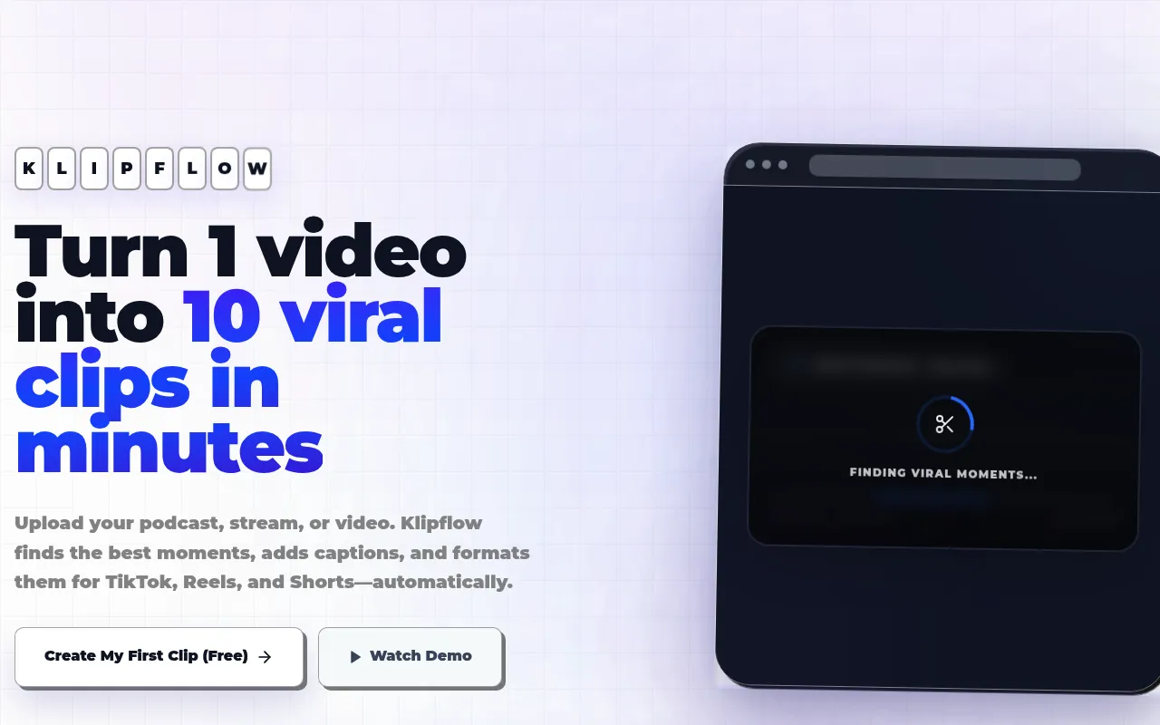 KlipFlow screenshot