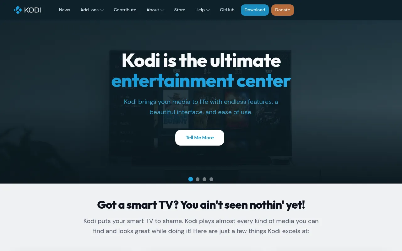 Kodi screenshot