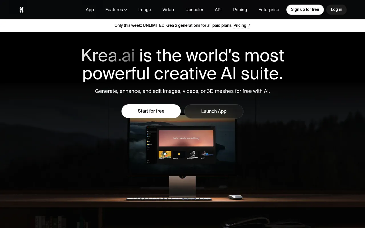 Krea screenshot