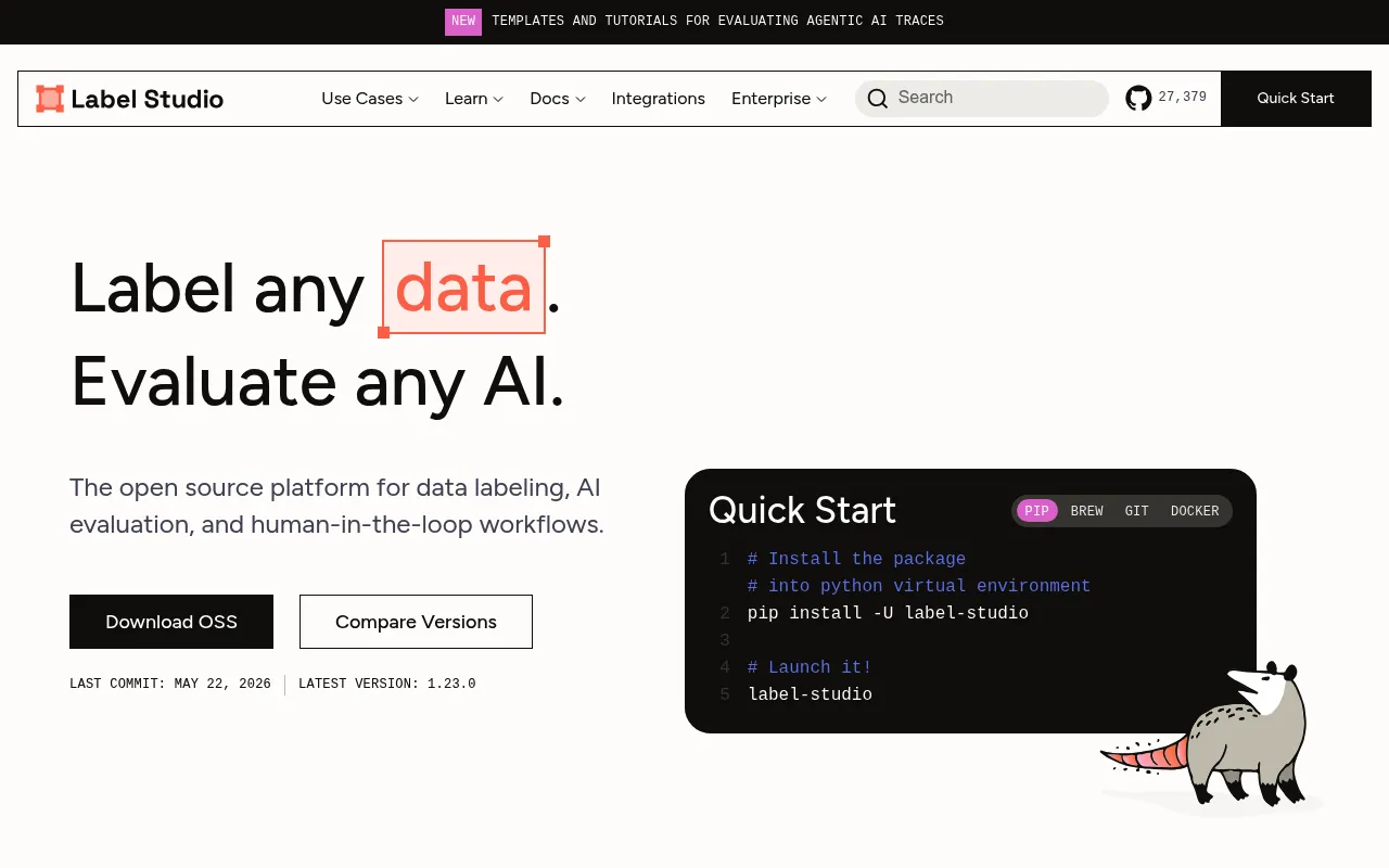 Label Studio screenshot